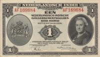 Gallery image for Netherlands Indies p111a: 1 Gulden from 1943